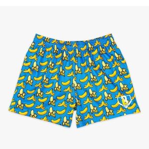 Baseball 101 NIP Blue Banana Print Shorts mens’s small